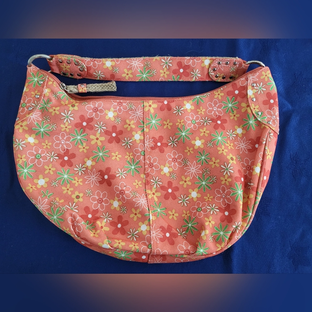 Fun Floral Hobo Bag
